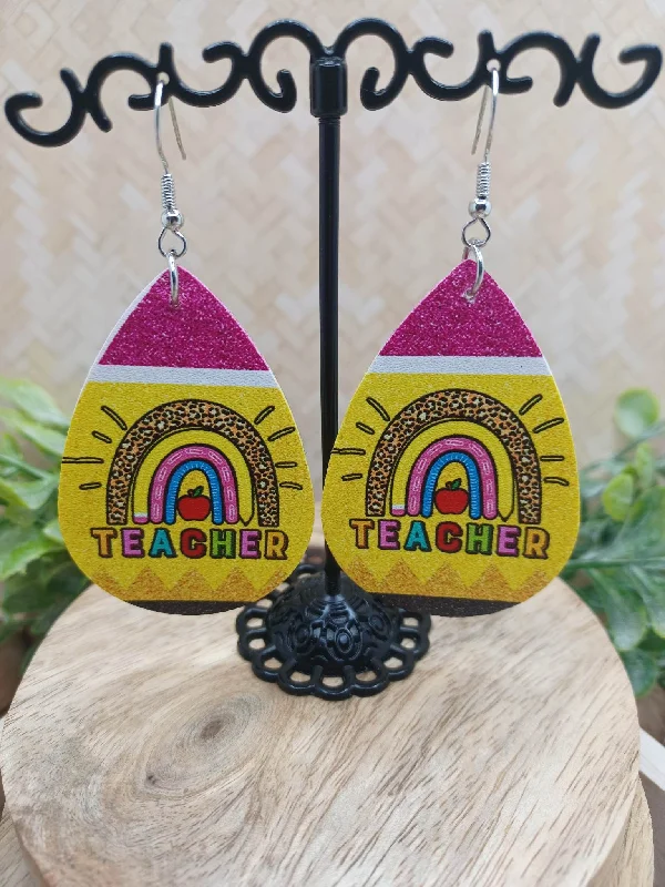 Teacher Pencil Earrings