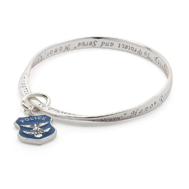 Inspirational Twisted Bangle Police