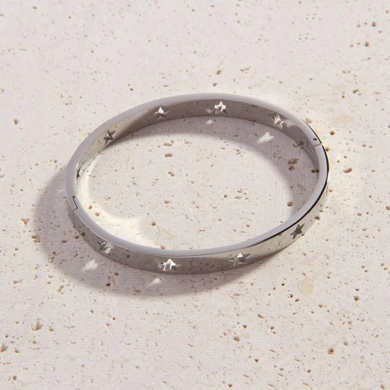 Silver Valeria Bangle