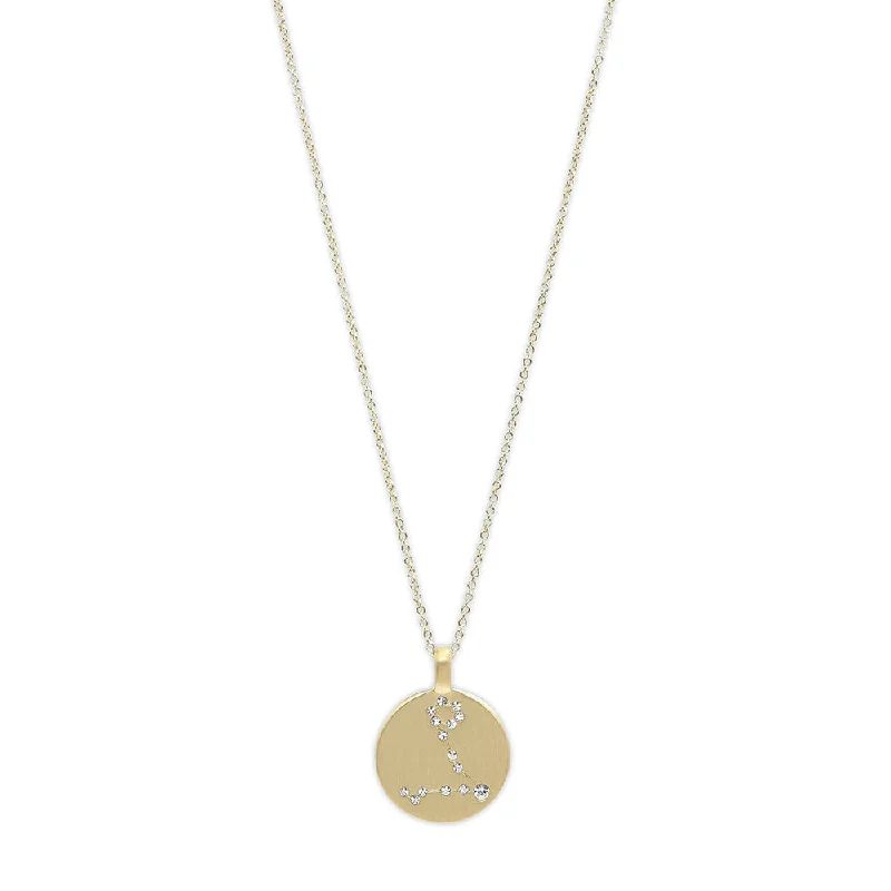 Pisces Star Sign Gold Plated Necklace