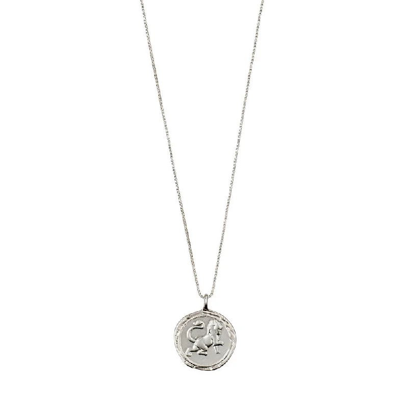 Leo Silver Plated Necklace