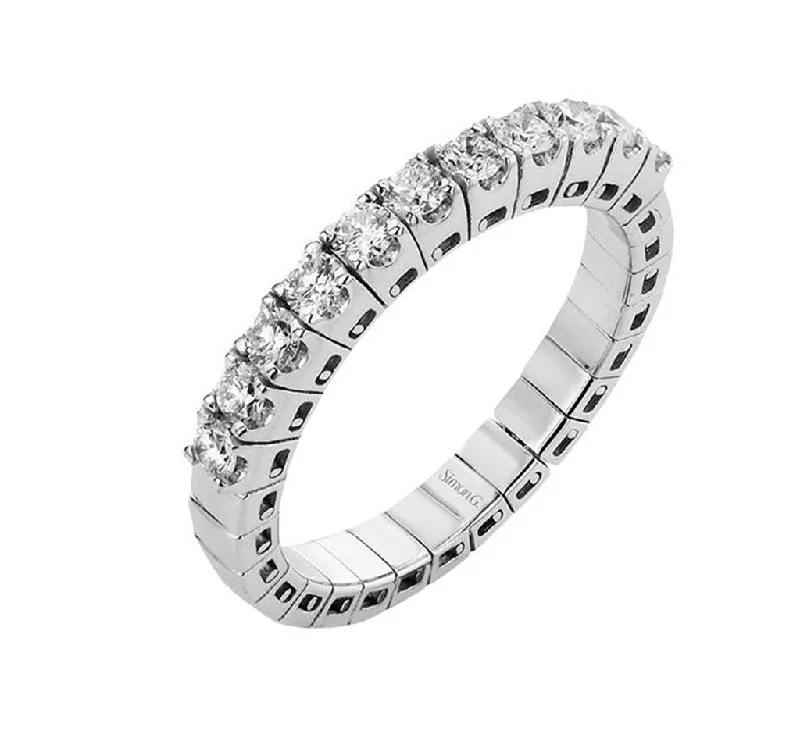 Simon G. 18Kw Diamond Wedding Band