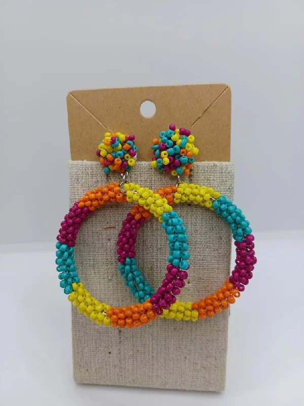 Multicolored Seabeaded Earrings