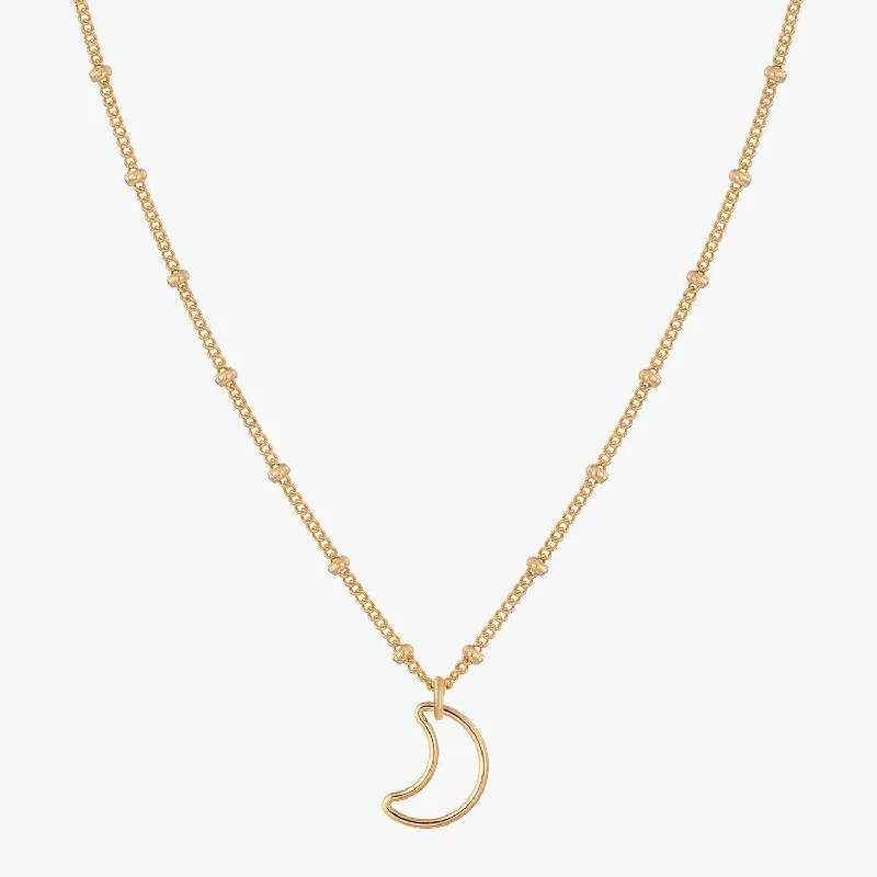 Luna Moon Satellite Necklace