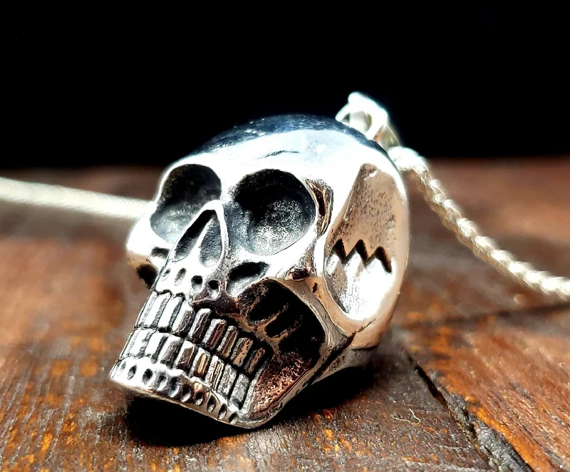 Steel Skull Necklace