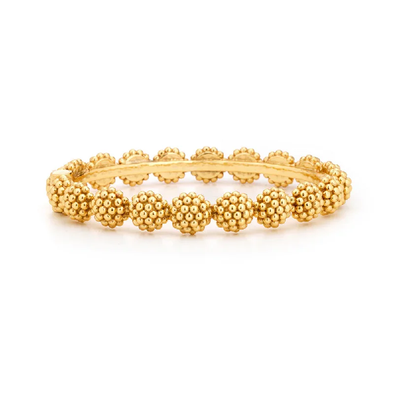 Capucine De Wulf Berry Eternity Hinged Bangle - Gold